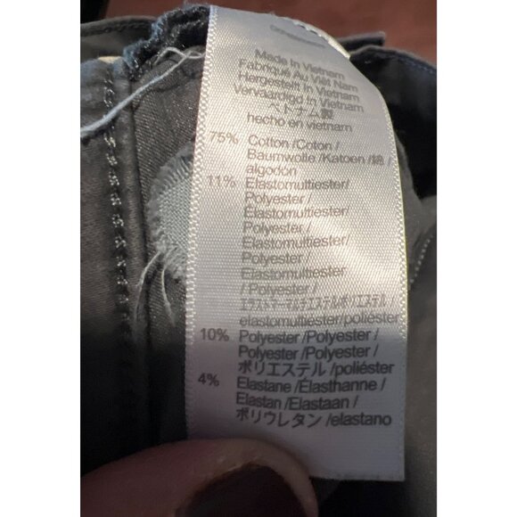 Madewell Mid-Rise Kick Out Jeans Womens Size 26 Gray Cotton Blend Crop - Picture 4 of 8